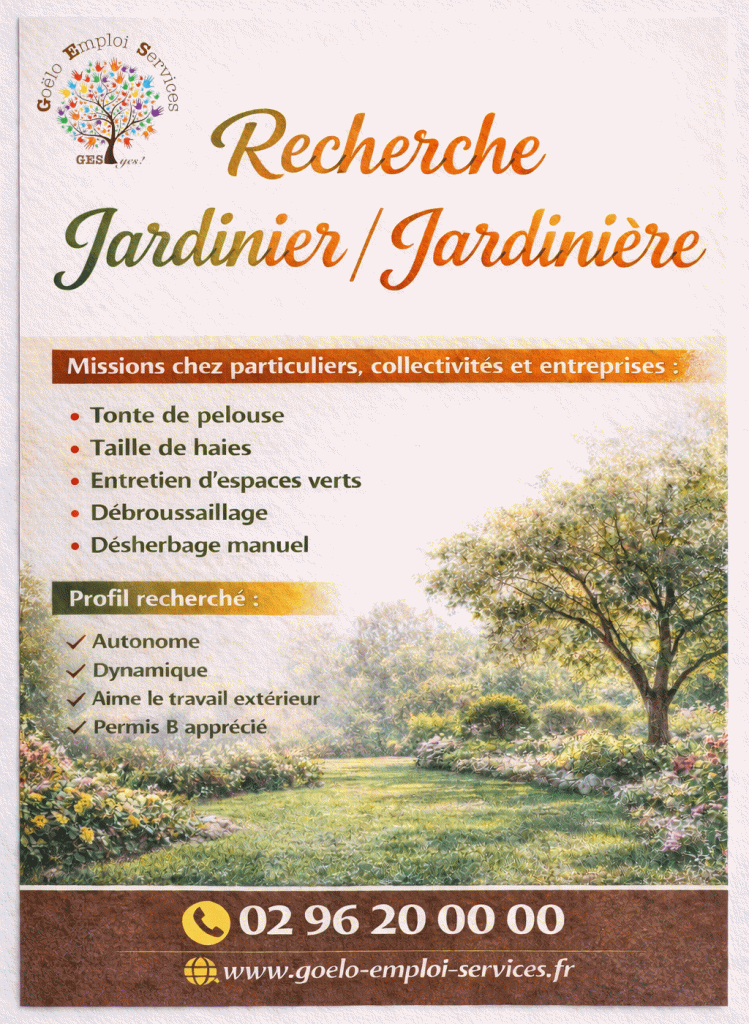 NOUS RECRUTONS !