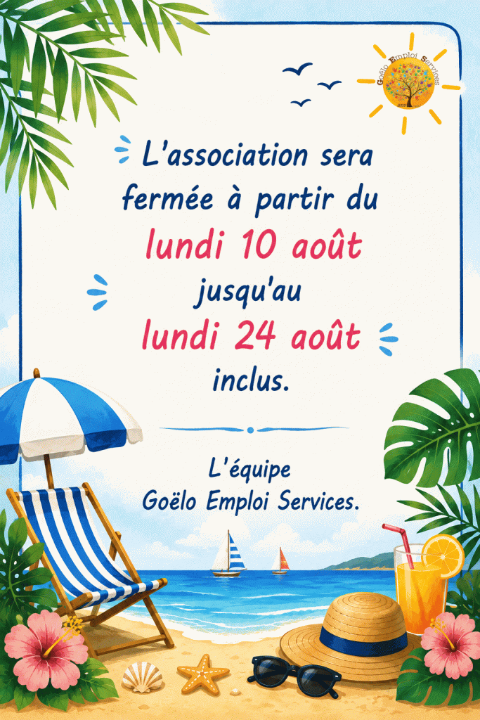Fermeture Association Août 2026